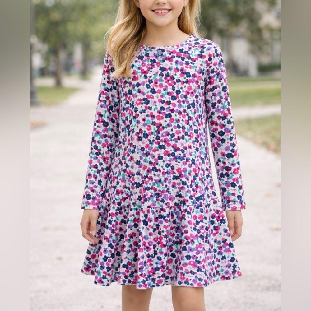 Joules Girls floral dress top